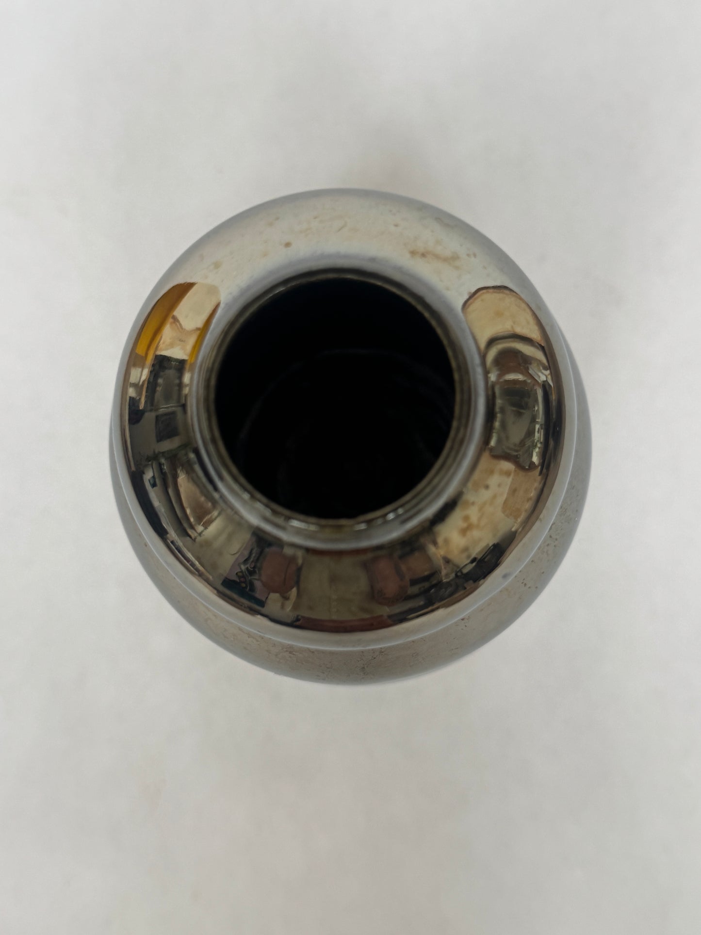 Chrome vase