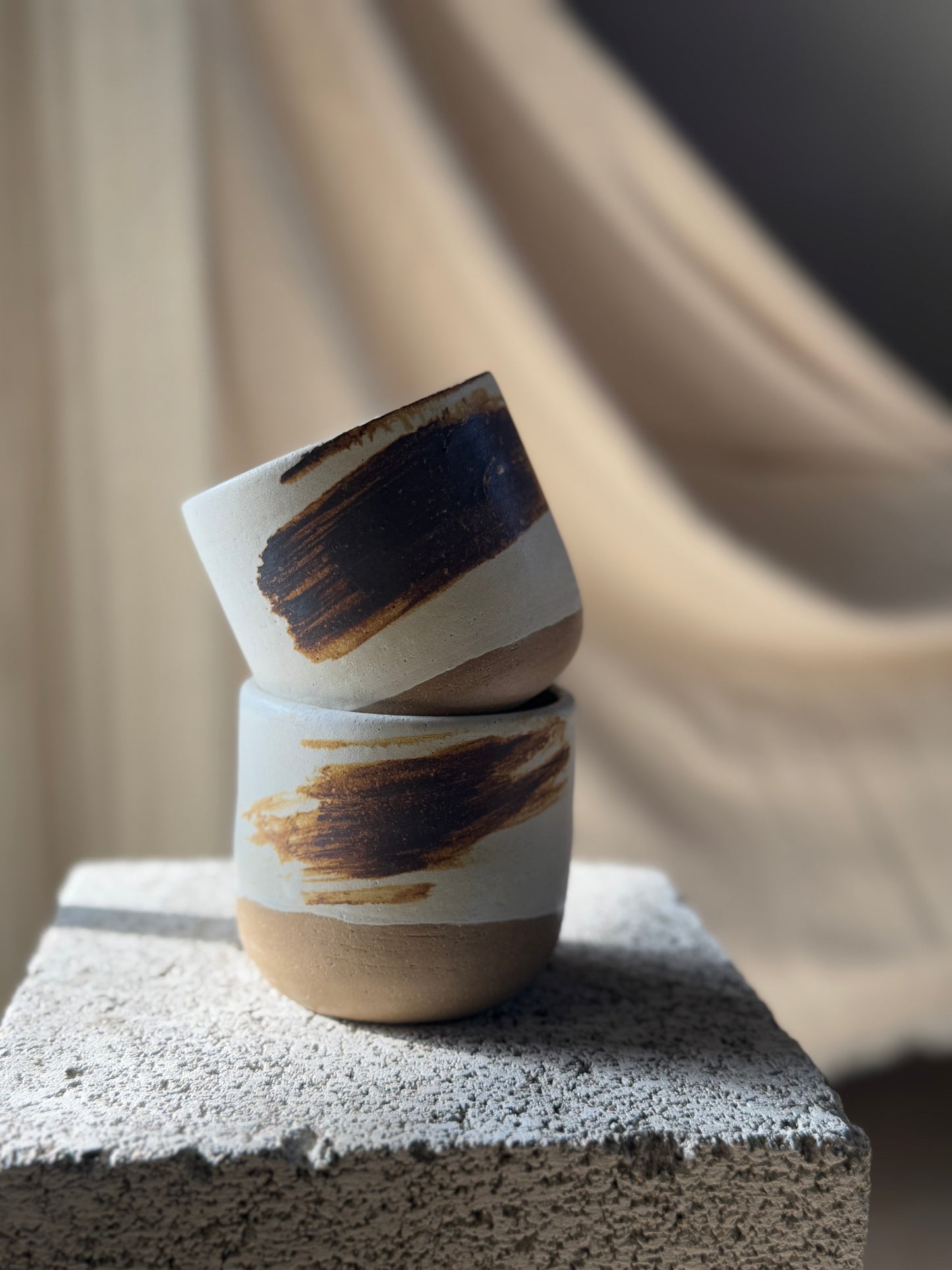 Swoosh Tea Cups