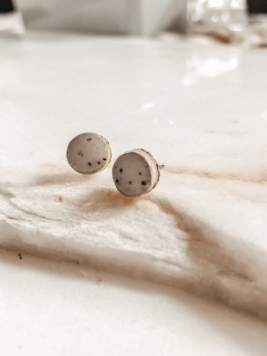 Ceramic Stud Earrings