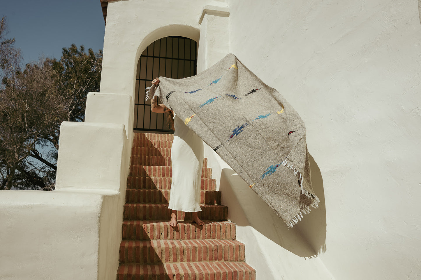 Woven Thunderbird Blanket