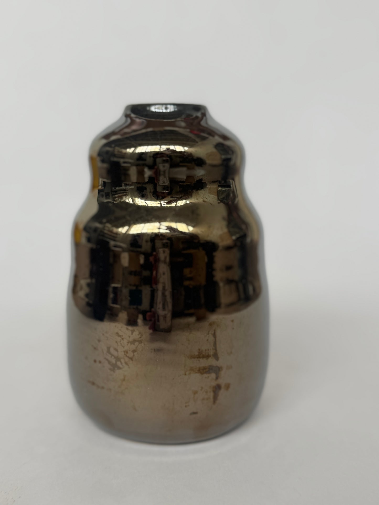 Chrome vase