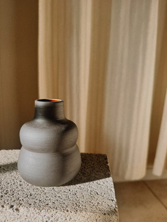 Small Black Vase