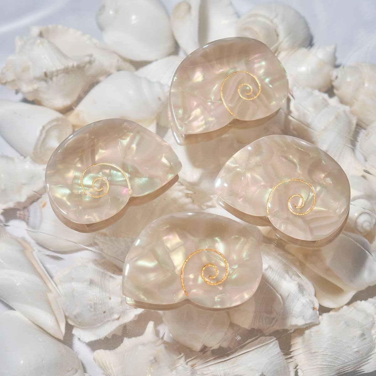 Opal Shell Hair Claw