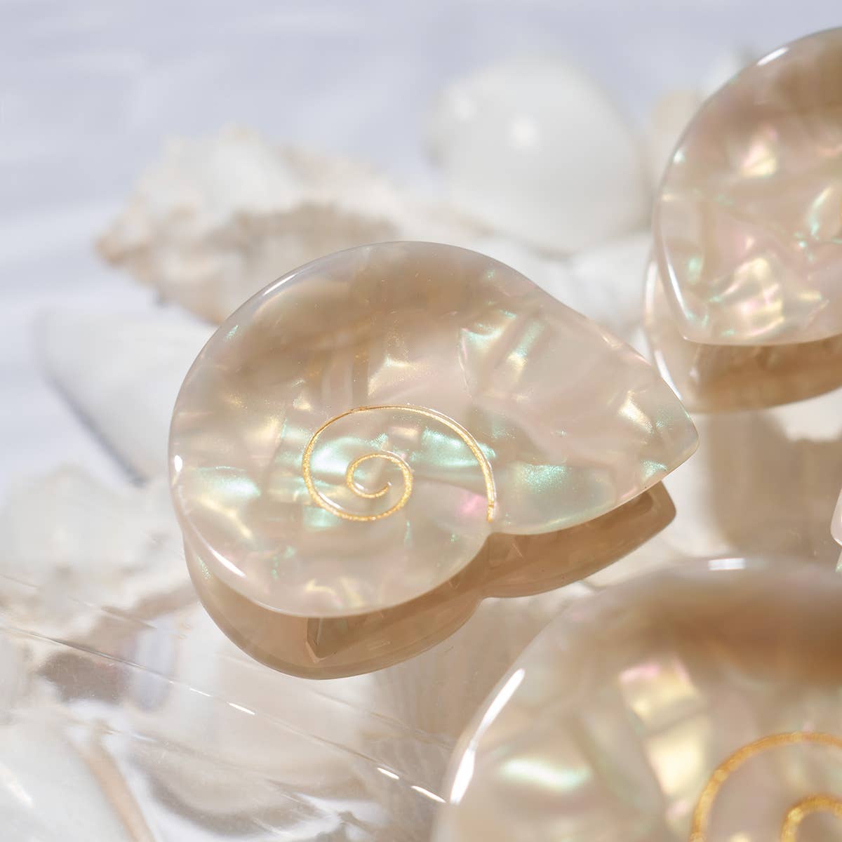 Opal Shell Hair Claw