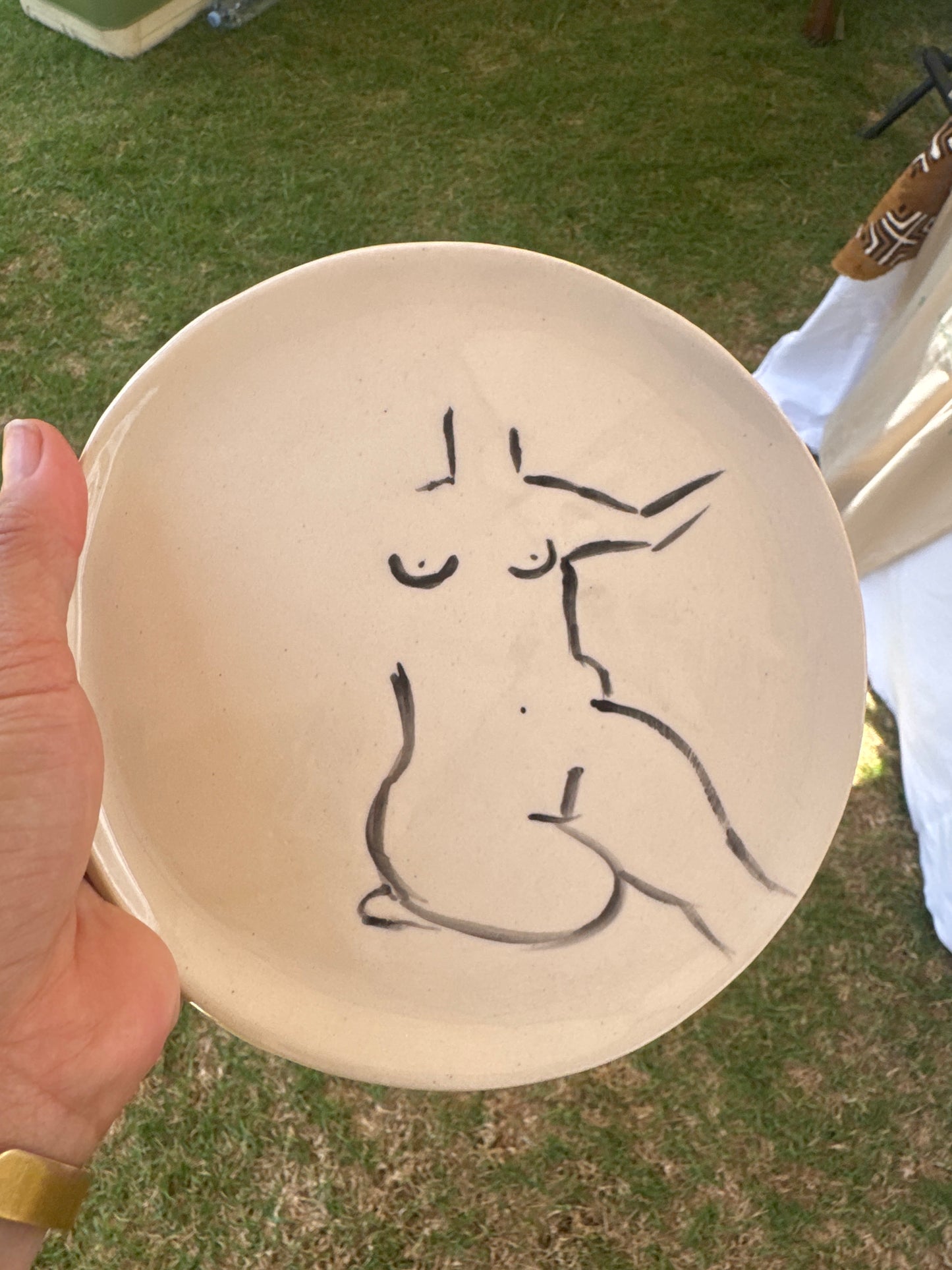 Naked Lady Plate