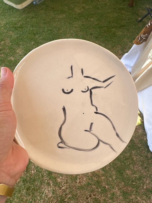 Naked Lady Plate