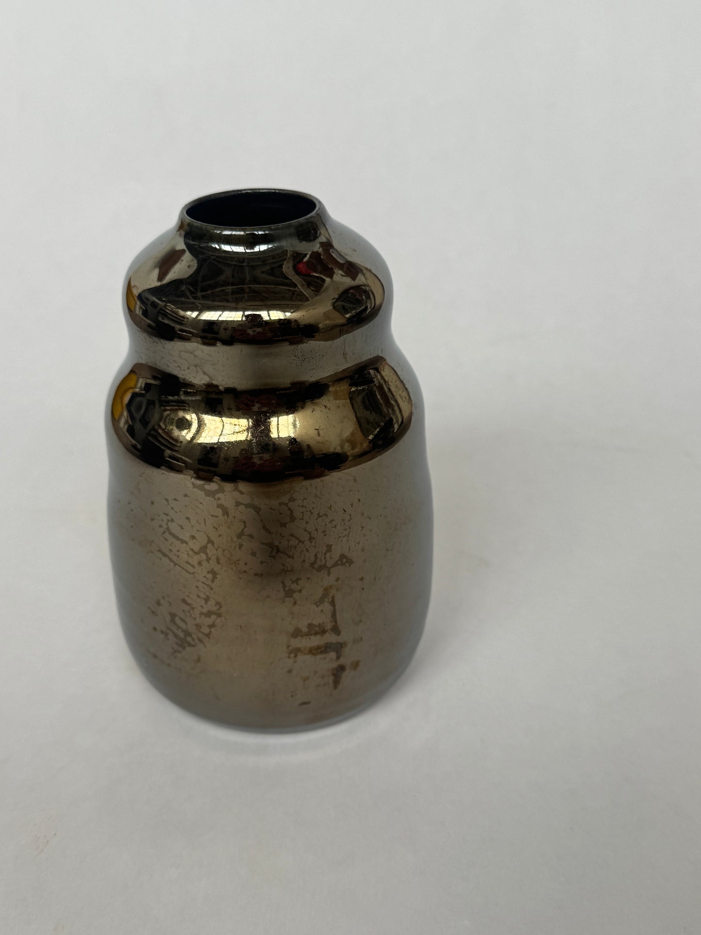 Chrome vase