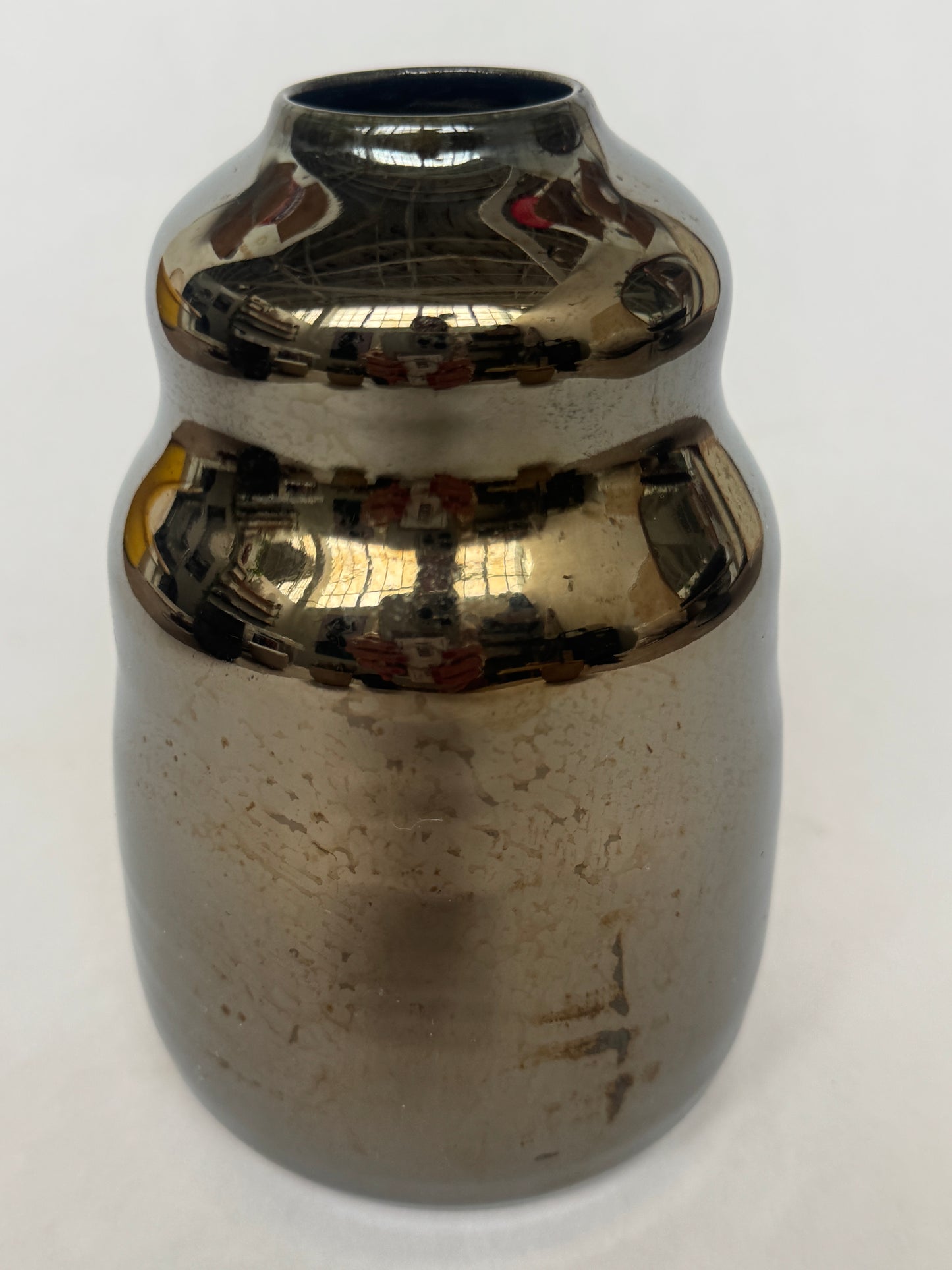 Chrome vase