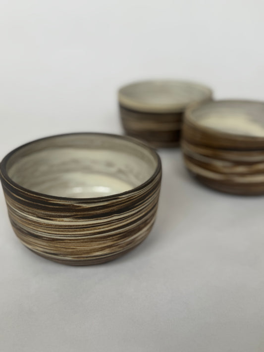 Black & White Swirl Bowl