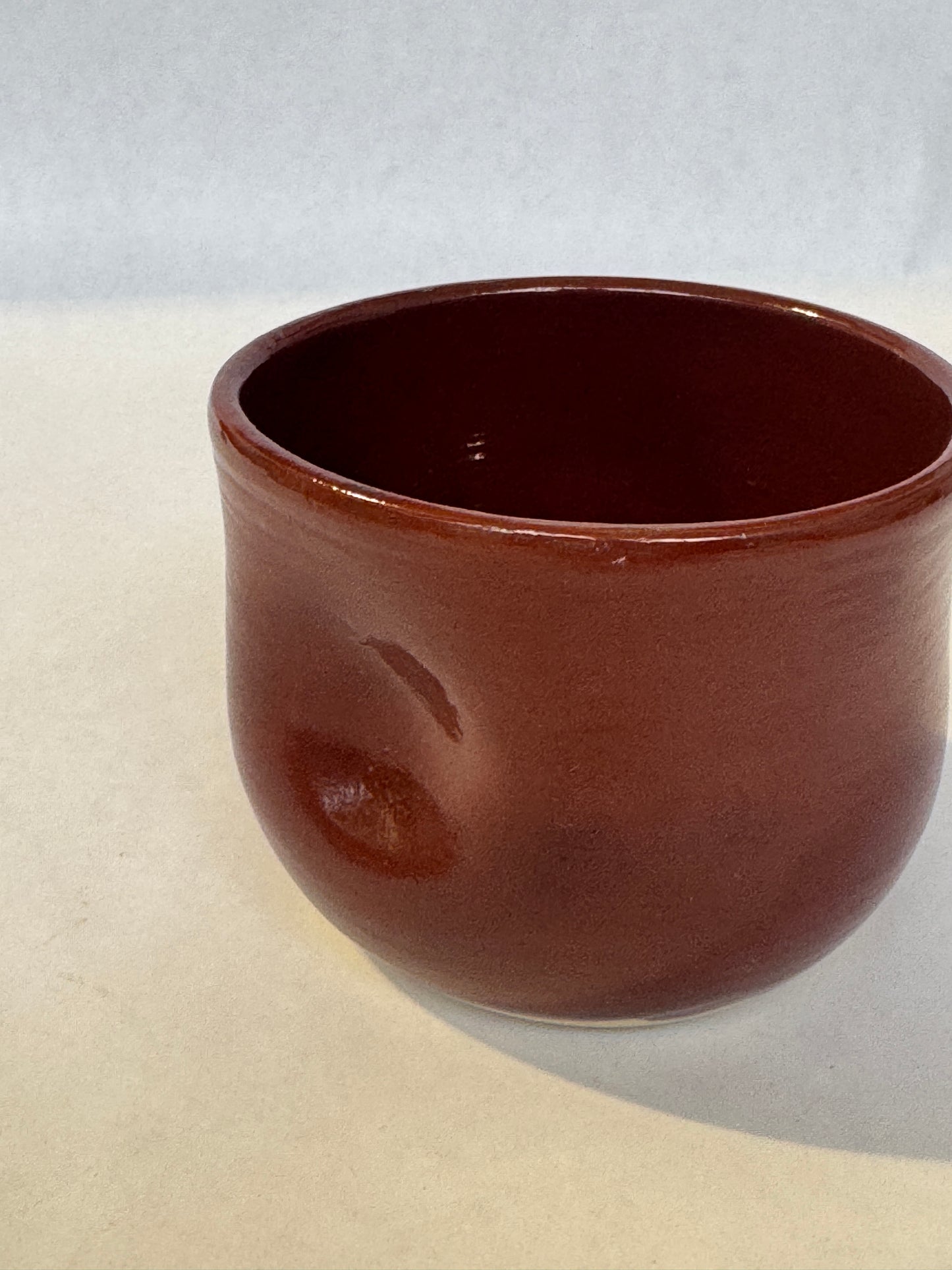 Maroon Dimple Tumbler