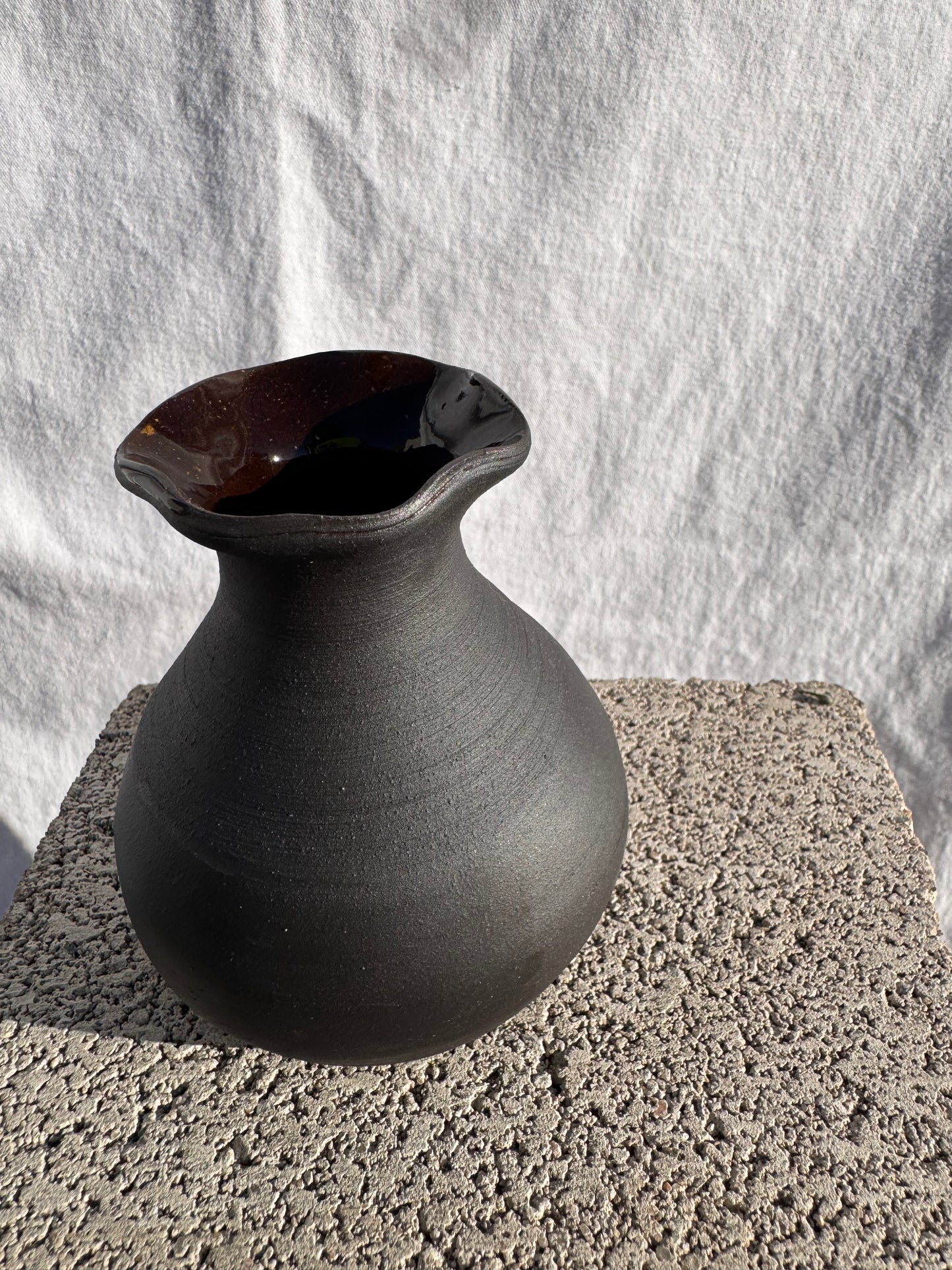 Black Bud Vase