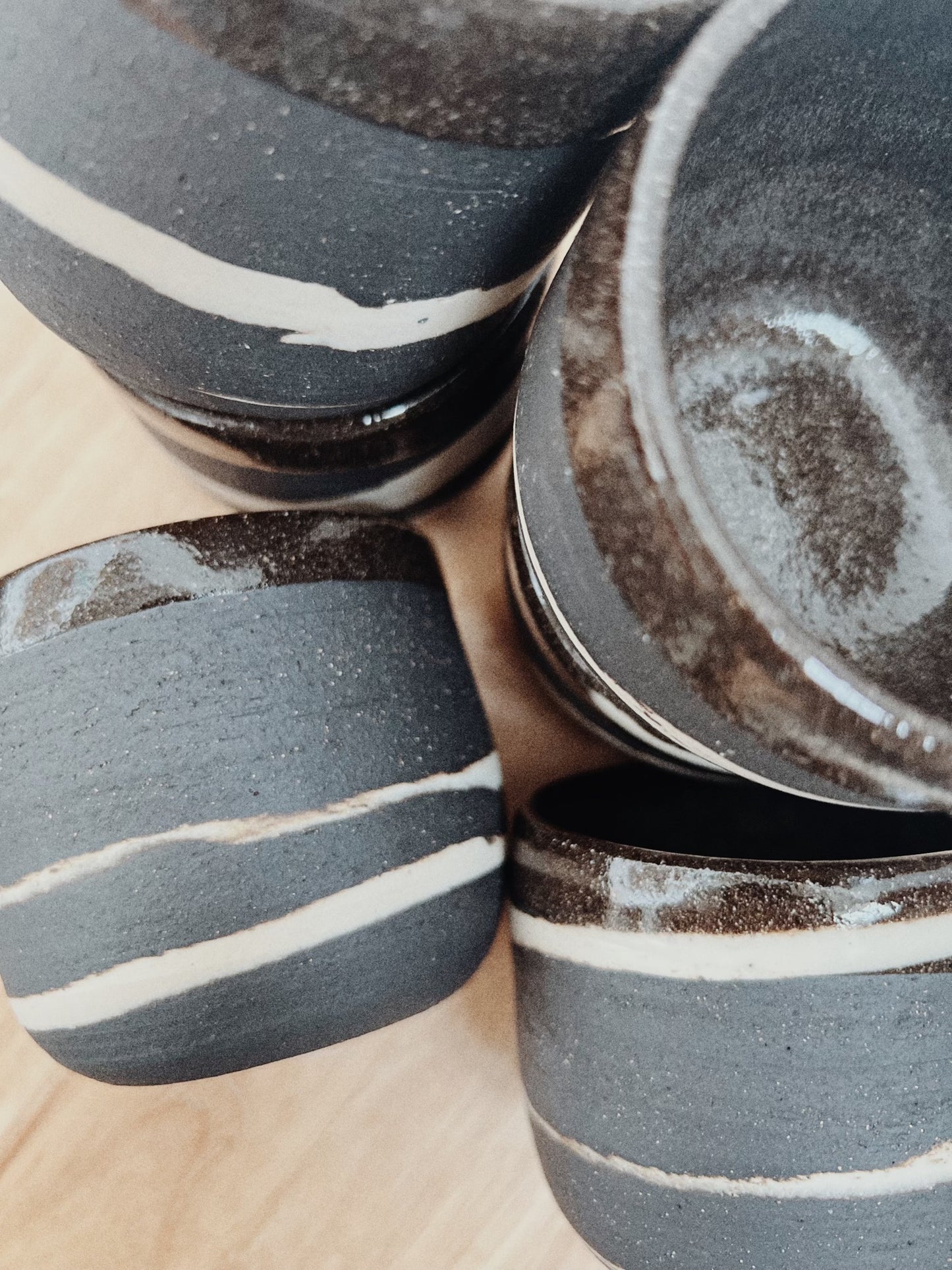 Black and White Swirl Cup