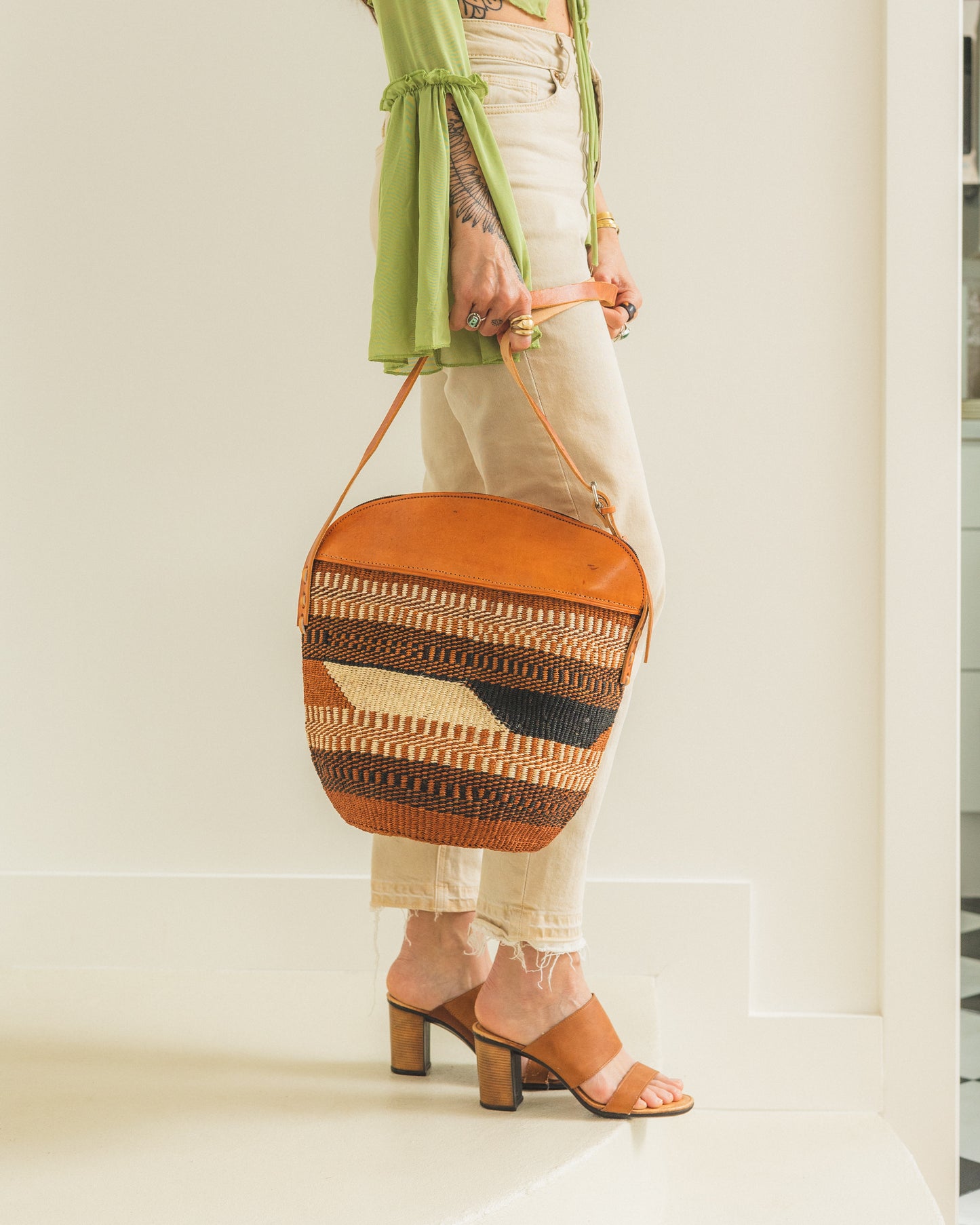 Woven Sisal Purse Bag