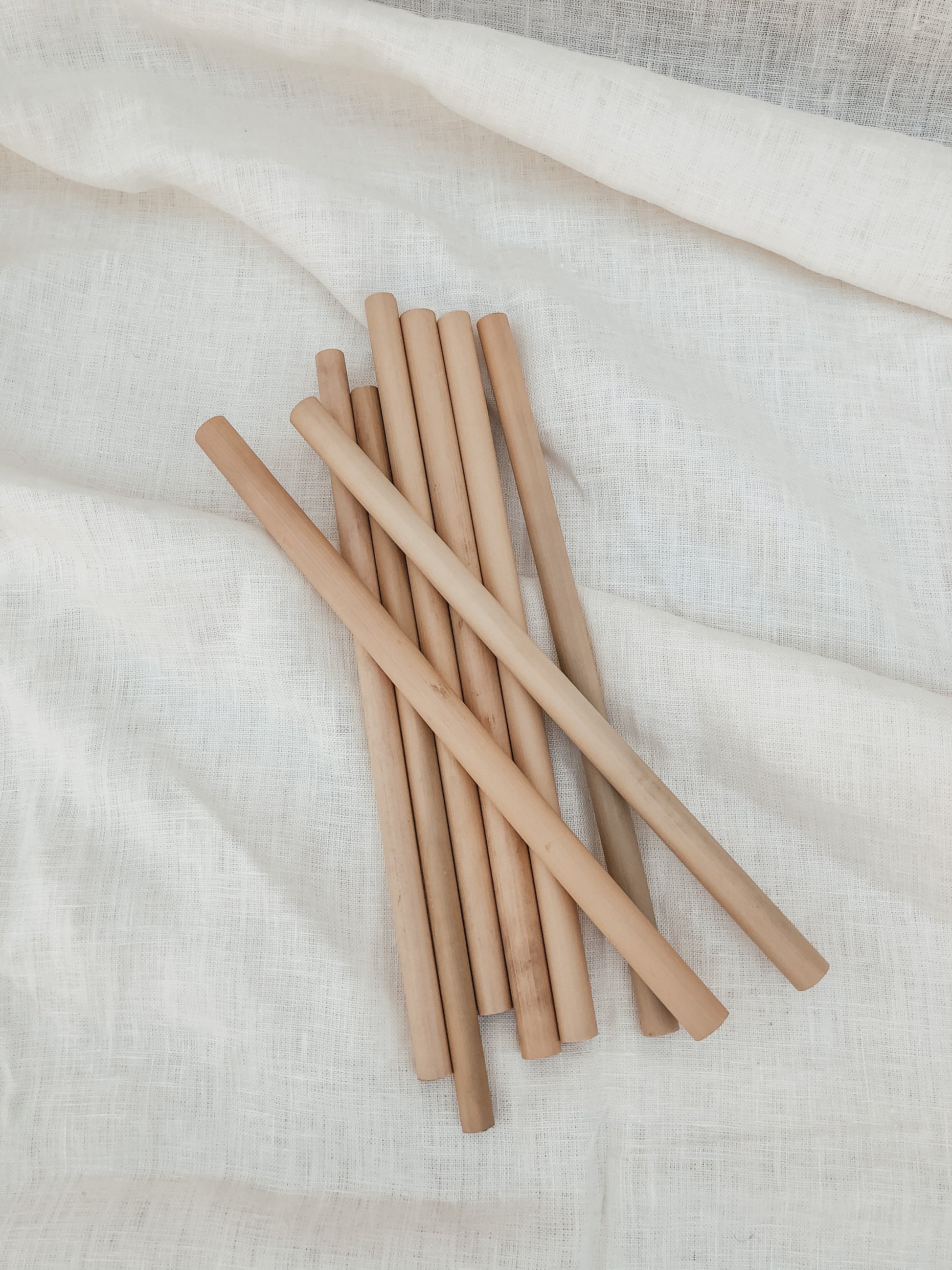 Ibambo Natural Bamboo Drinking Straws 10 Pack 8 Inch Eco Friendly  Sustainable Reusable Straws Washable Biodegradable Alternative to Plastic 